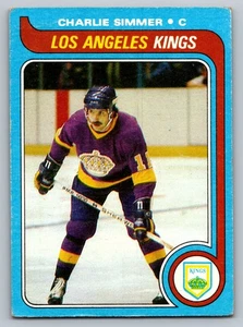 1979-80 Topps #191 Charlie Simmer Los Angeles Kings novato - Imagen 1 de 3