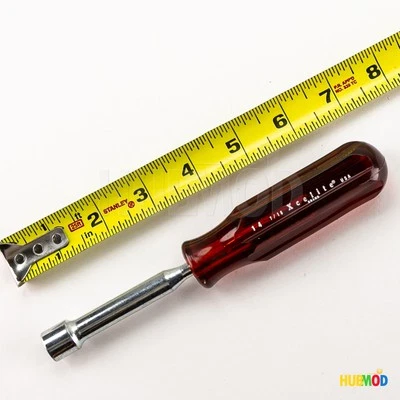 Xcelite 7/16" Nut Driver 6 Point Hollow Shaft Hex Part# 14 - Made in USA - Image 1 of 4