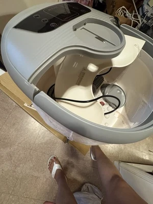 Máquina masajeadora de pies con calor Shiatsu amasado profundo para músculos cansados FSA/HSA Foto 1 de 3