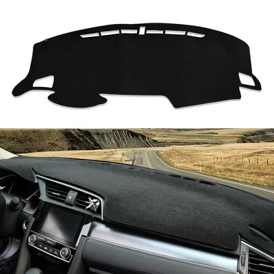 Черный внутренний солнцезащитный коврик для приборной панели коврик для приборной панели для Honda Civic 2016-2021 - Изображение 1 из 4