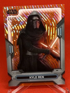 2024 Topps Star Wars Hi Tek Kylo Ren Orange Refractor /25 - Picture 1 of 2
