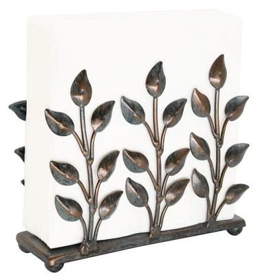 OwlGift Antique Metal Cooper Green Napkin Holder Napkin Dispenser for Cocktai... - Image 1 of 4