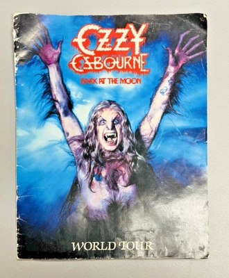 Libro del programa de conciertos de Japón Ozzy Osbourne Bark At The Moon World Tour 1984 Foto 1 de 4
