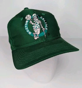 Vintage Green Boston Celtics The G Cap Plain Logo Snapback Hat Cap NBA - Picture 1 of 8