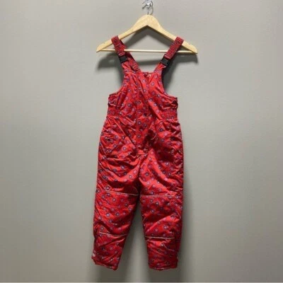 Mono de nieve Hanna Andersson Winter Wear rojo floral Foto 1 de 4