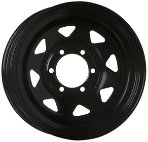 Extreme 4x4 Steel Wheel 15x7" 6/139.7 13N Black 111cb fits 6 Stud Landcruiser - Picture 1 of 2