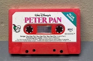 Vintage Walt Disney's PETER PAN Cassette Tape Songs RARE - Imagen 1 de 4