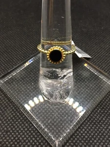 Anello impilabile rotondo 9 mm Lagos 18k Covet onice 9 mm Covet, taglia 8 - Foto 1 di 6