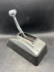 Vintage B&M Floor Gear Shifter Top Bezel Trim Selector Automatic Quick Silver - Picture 1 of 13