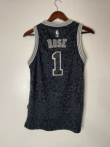 Chicago Bulls Derrick Rose Women’s Leopard Print Limited Edition Jersey Size L - Picture 1 of 11