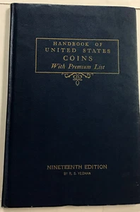 1963 Handbook of United States Coins with Premium List 19th Edition  R.S. Yeoman - Picture 1 of 5