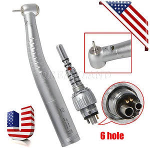 NSK Style Dental Glasfaser High Speed Handstück Standard Kopf + Kupplung 6H SP - Bild 1 von 6