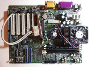 Mainboard EPoX/ProNiX EP-8KTA3PRO PCI und IDE / mit CPU (Sockel 462) und RAM - Afbeelding 1 van 3