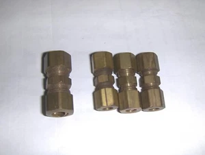 KOMPRESSIONSVERSCHRAUBUNGEN MESSING (4 Stück) - Bild 1 von 3