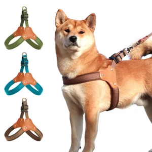 Soft Neoprene Padded Dog Harness Pet Walking Vest Adjustable for Small Large Dog - Picture 1 of 15