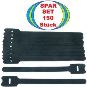 150x Kabel-Klettband 150x22mm ECO Klettbinder Klettbänder Kabelklett Kabelbinder - Bild 1 von 5