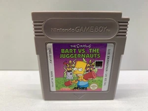 THE SIMPSONS BART VS THE JUGGERNAUTS - NINTENDO GAME BOY - USATO GB CARTUCCIA - Foto 1 di 7