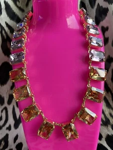 Sorrelli Julianna Statement-Halskette First Kiss hellgoldfarben rosa Topas 299 $ - Bild 1 von 8