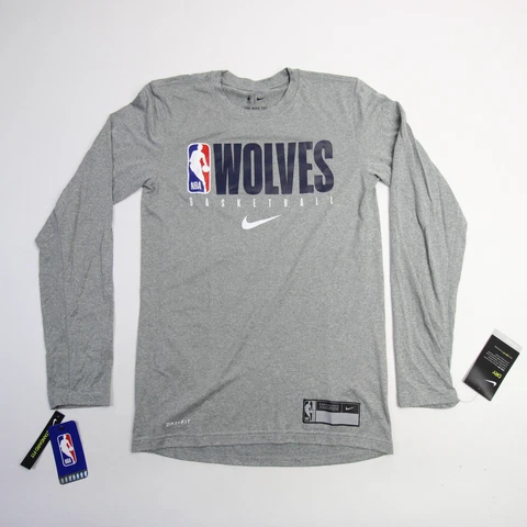 Minnesota Timberwolves Nike NBA Authentics Nike Tee Long Sleeve Shirt Men's Cover