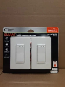 Kommerzielle Elektro SMART 2 Stück Einpolige Lichtschalter 1013-179-578 - Bild 1 von 4