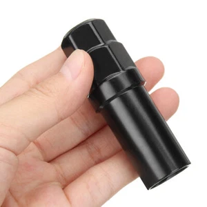 Gloss Black 7 Sided Spline Tuner Lug Nut Locking Socket Key Removal Tool 20.4mm - Picture 1 of 9