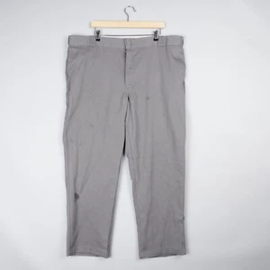 Dickies Trousers Mens W44 L30 Grey 874 Utility Original Fit Flex Straight B54 - Picture 1 of 13