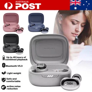 JBL Live Free 2 Wireless Bluetooth Headphones TWS Earphone In-Ear Stereo Earbuds - Picture 1 of 18
