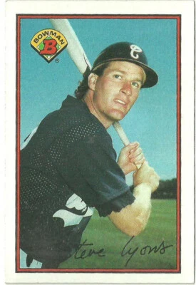 STEVE LYONS CHICAGO WHITE SOX #63 - BOWMAN NM-MT 1989 - Image 1 of 2