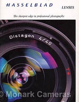 Hasselblad Camera Lens Brochure, More Medium Format Catalogues & Leaflets Listed - Image 1 of 3