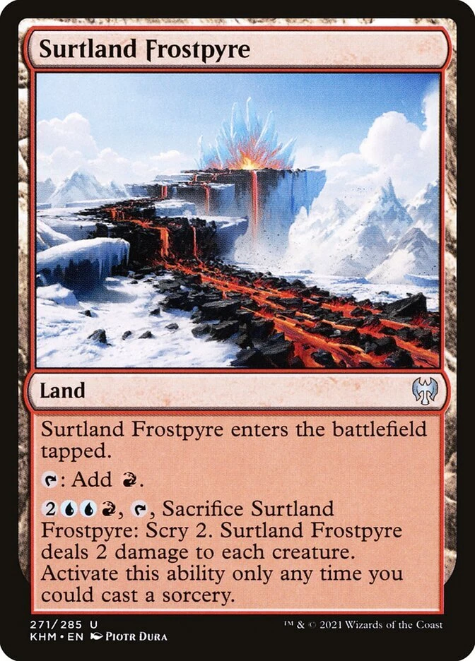 Magic the Gathering (mtg): KHM: Surtland Frostpyre  (x 4) - Image 1 of 1