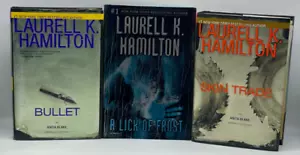 Laurell K Hamilton Lot of 3 Hardcover Books Bullet A Lick Of Frost Skin Trade - Picture 1 of 5