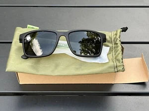 Electric Visual Satellite Polararized Square Sunglasses Matte Black Grey - Picture 1 of 8