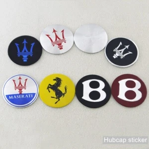 4pcs 56mm Car Wheel hub cap sticker Hub center cover Hubcap emblem for Maserati - Picture 1 of 16