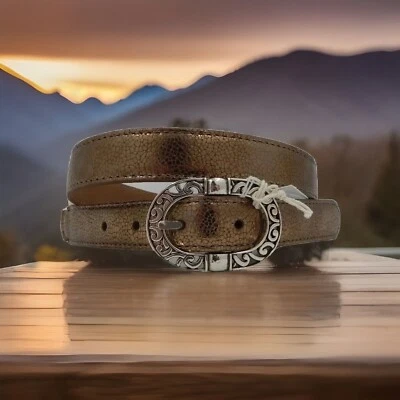 Brighton SEBOY Leather Stretch Belt  Size 34  List $69 NWT  B6035D - Image 1 of 4