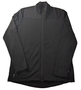 Icebreaker Full Zip Sweater Large Merino Jacket Black Outdoor Hiking Nature - Picture 1 of 10
