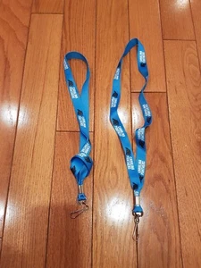 CAROLINA PANTHERS (LOT OF TWO) Lanyard Key chain and Badge Holder - Picture 1 of 3