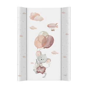 Tappetino cambio bambino imbottito base rigida 70x50 cm bulloni impermeabile vestibilità culla 120x60 cm - Foto 1 di 2