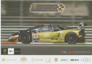 2015 Veloso Motorsport Lamborghini Blancpain Super Trofeo postcard - Picture 1 of 1