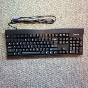 New Gateway Keyboard Wired PS/2 Model KB-0447 Part # 7005395 NIB US Mechanical - Picture 1 of 7