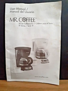 Manuale utente vintage serie Mr Coffee TF 2006 - Sunbeam - Foto 1 di 4
