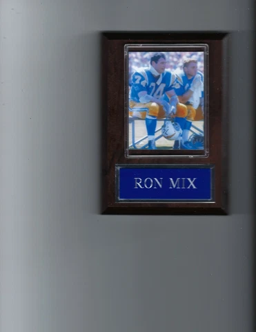 RON MIX PLAQUE SAN DIEGO CHARGERS FOOTBALL NFL Cover