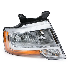 Right Chrome Halogen+LED Headlight Reflector Type For Ford Expedition 2015-2017 - Picture 1 of 13