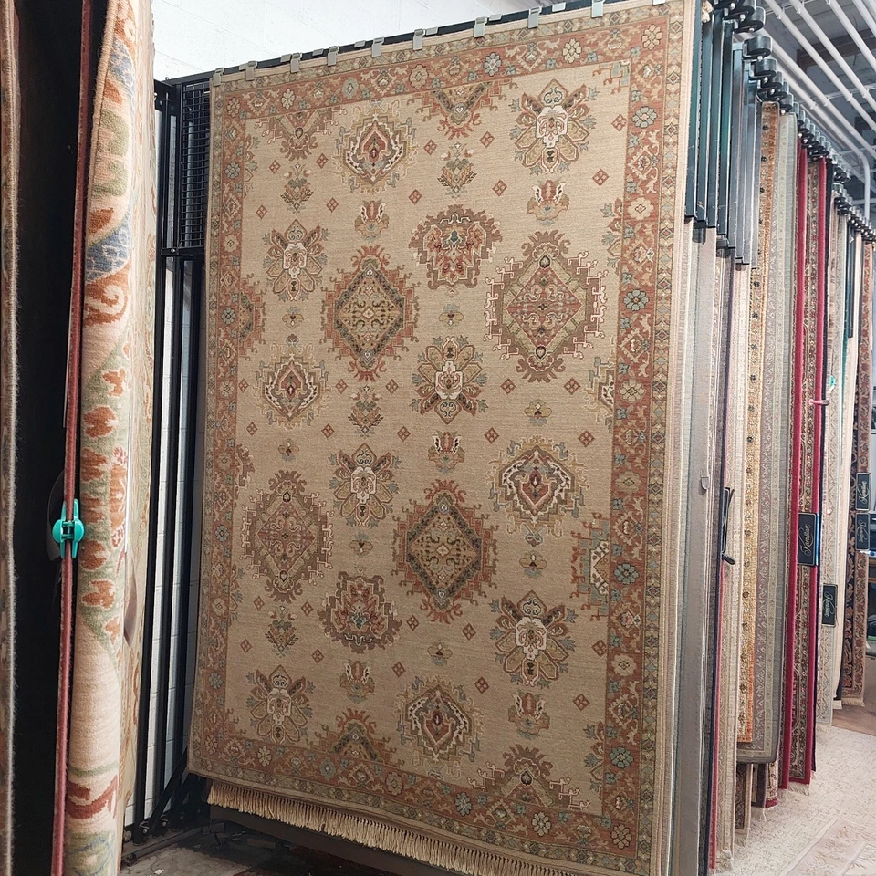 Brand new Karastan Wool Rug Bellingham 5'5"x8',3" Farragut-salmon - Image 1 of 4