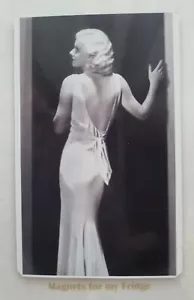 VINTAGE FASHION 1930's JEAN HARLOW FRIDGE MAGNET - M826F - Picture 1 of 1