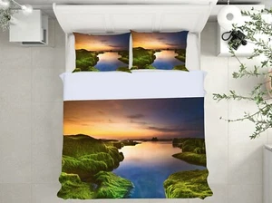 3D Nature Ocean ZHUA702 Bed Pillowcases Quilt Duvet Cover Set Queen King Zoe - Picture 1 of 6