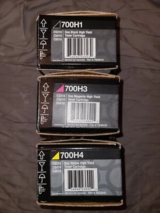 LEXMARK PATRONE SET 700H1 700H3 700H4 CS310 CS410 CS510 SCHWARZ MAGENTAGELB - Bild 1 von 6