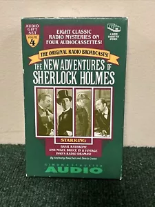 The New Adventures of Sherlock Holmes Audio Gift Set Volume 4 8 on 4 Cassettes - Foto 1 di 10