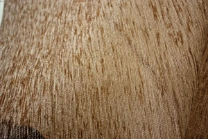 2 pieces remnant vintage chenille upholstery fabric in camel - Picture 1 of 9