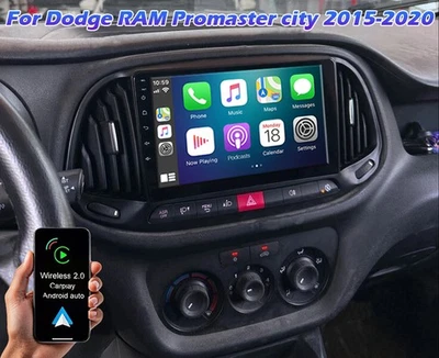 Android 13 Carplay 2+32G For Dodge RAM Promaster City 2015-2021 Car Radio Stereo - Image 1 of 4