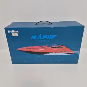 UDI009 RC Hi-Speed Boat Red/Black Water Cooled Motor 2.4GHz Radio Sealed - Picture 1 of 4